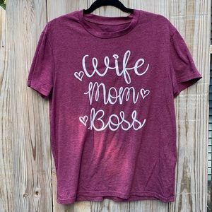 MOM, WIFE, BOSS Graphic T
